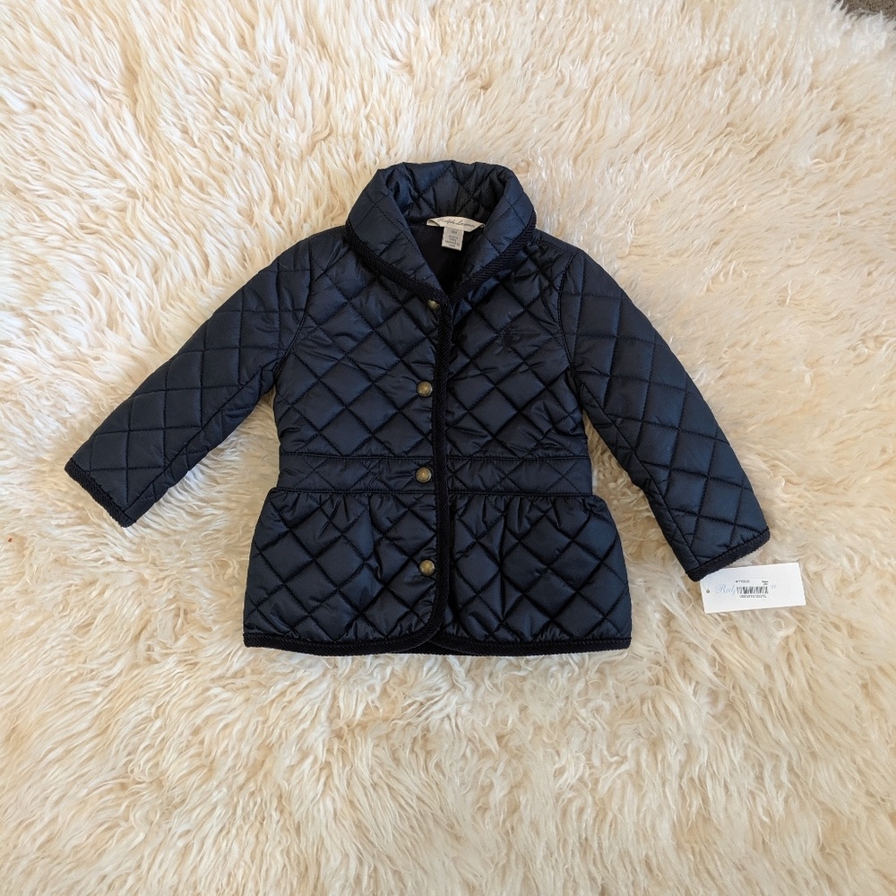 Ralph Lauren quilted toddler coat